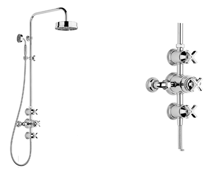 Style Moderne Exposed 1/2″ thermostatic shower set – V6K6XX