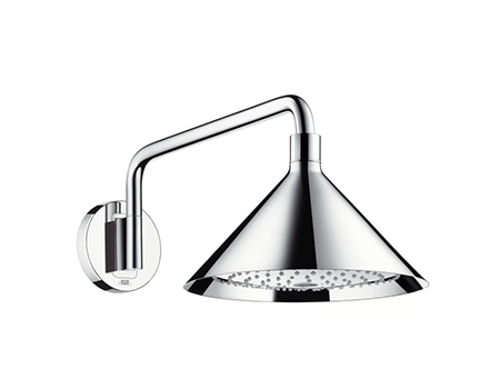 Axor 240 2jet overhead shower with 400mm shower arm