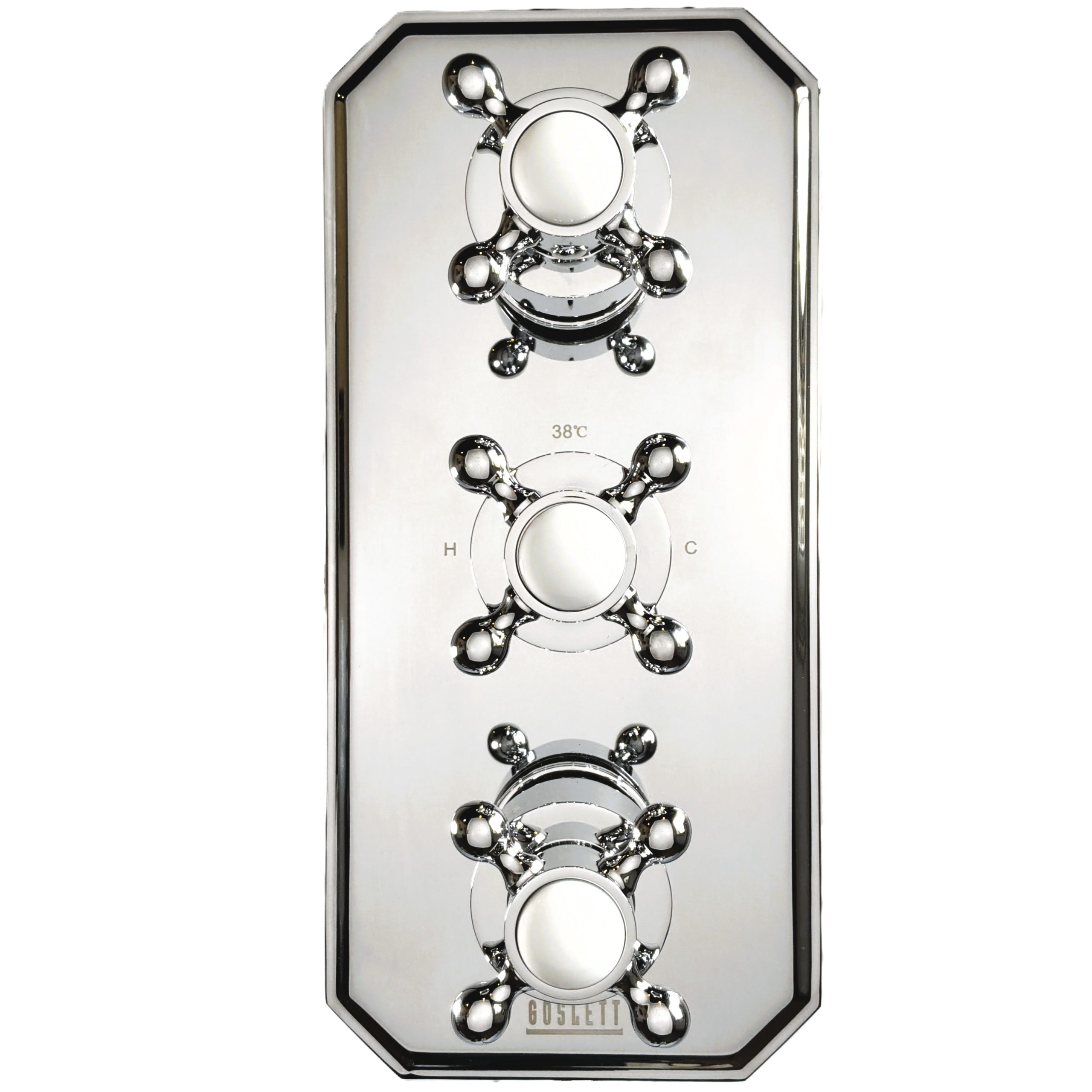 Goslett 3 outlet Traditional concealed valve
