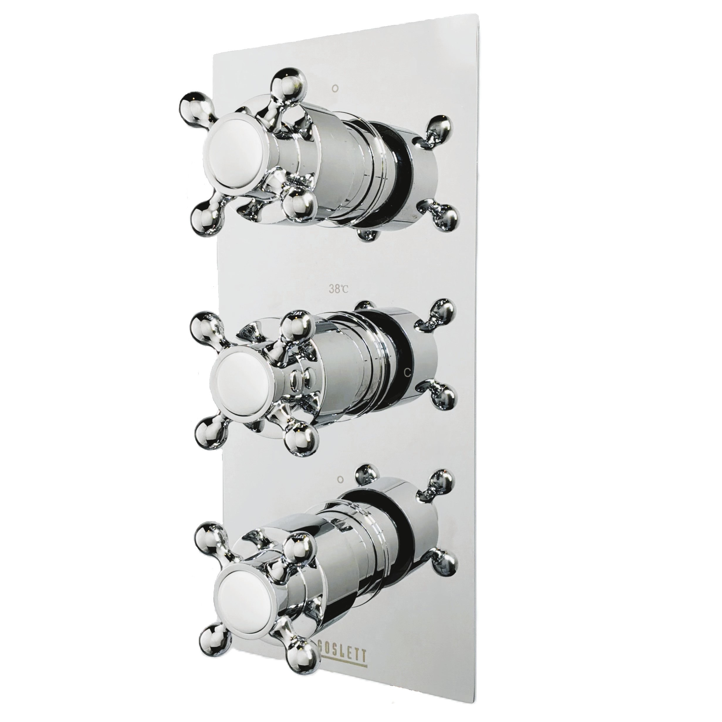 Goslett 3 outlet Traditional concealed valve